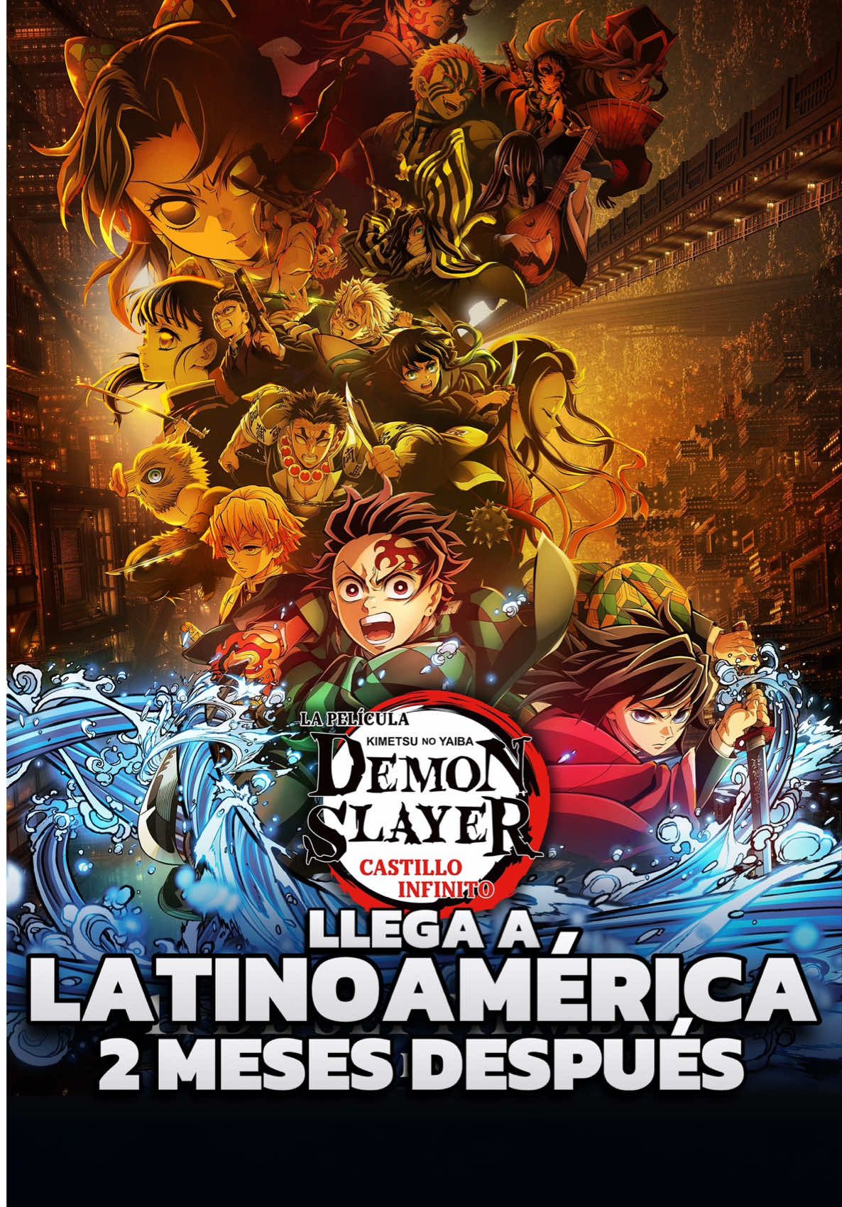 CONFIRMADA LA FECHA DE ESTRENO EN LATINOAMÉRICA PARA DEMON SLAYER EL CASTILLO INFINITO 🥹 Se confirma que el 11 de septiembre será la fecha en que Demon Slayer: Kimetsu no Yaiba Castillo Infinito llegue a cines de México y Latinoamérica, esto 2 meses después de su estreno en Japón. #aldoyate #sala7 #demonslayer #kimetsunoyaiba #infinitycastle #anime #manga #animenews #tanjirokamado #akasa #noticiastiktok #tiktokmehizover  @aldo YATE @Sony Pictures México @Crunchyroll LATAM 