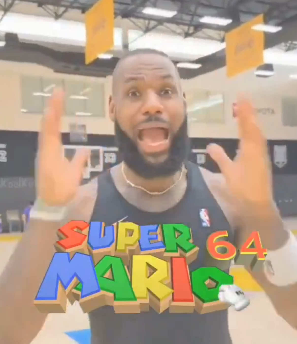 idk i think i found the greatest video of all time LeBron James 64 #supermario #mario #mariobros #fyp #fy #lebron #lebronjames #viral #trending 