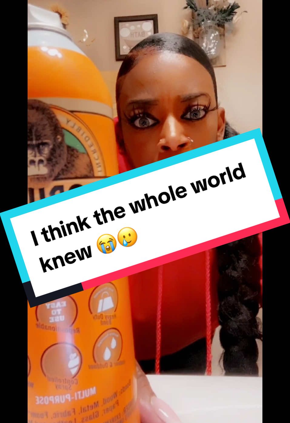 One of the hardest things i went through in my life 😭🥲 #TessicaBrown #gorillaglue #tiktokviral #fyp #mahair #MovieComingSoon #LikeFollowShare #viralvideo 