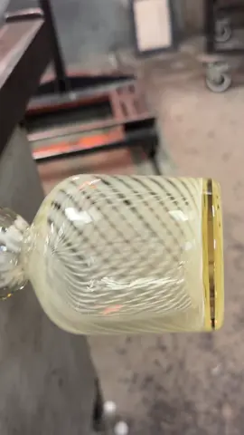 I know a person or two who likes a little bourbon from time to time, thought I would make him a pair of lowball glasses… #glass #handmade #craft #artsandcraft #blownglass #glassblowing #hotglass