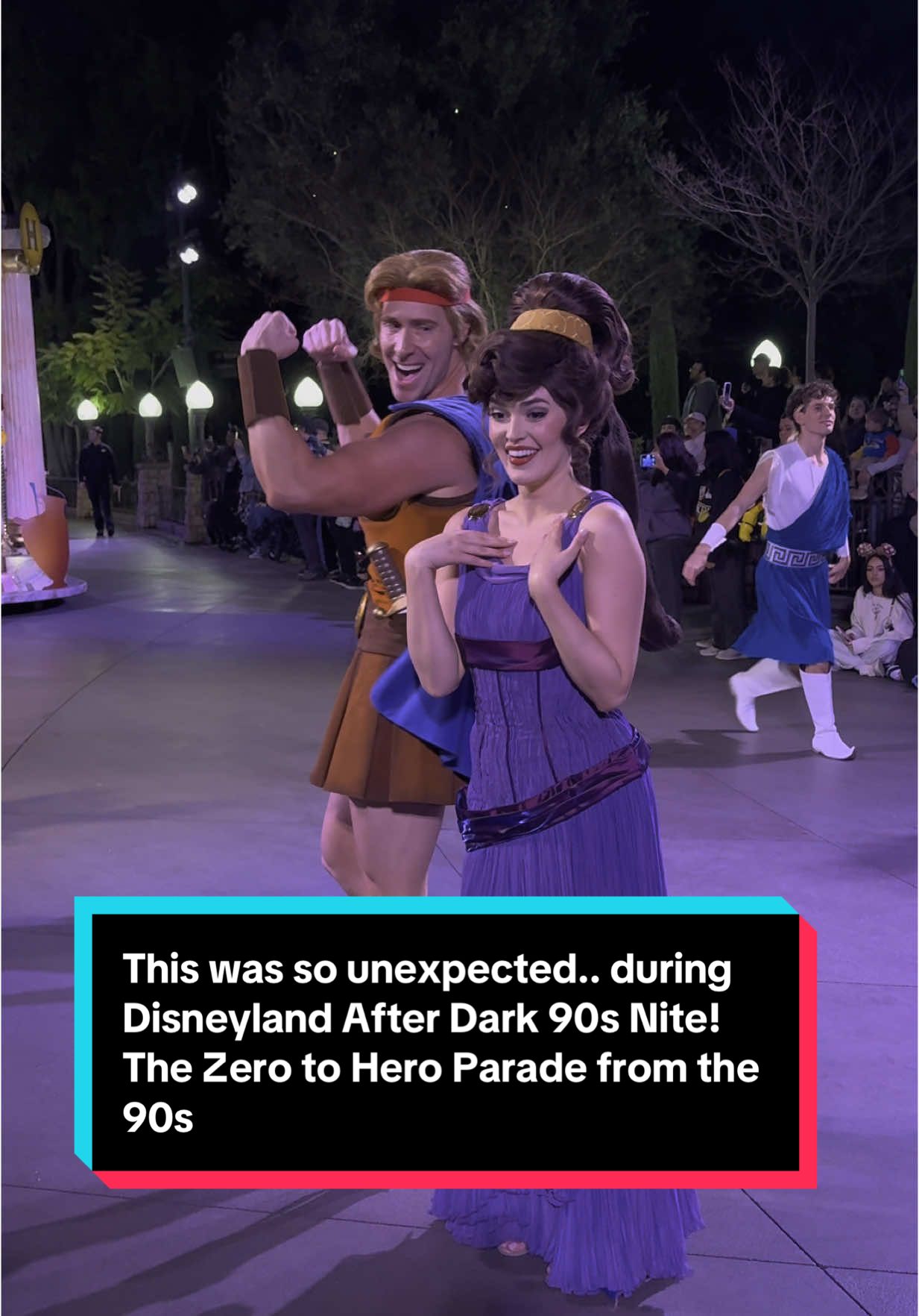 Unexpected! #disneyplus #disneylandafterdark #disneylandresort #disneymagic #disneymagicmoments #magickey #magickeyholder #disneyparks #disneycalifornia #disneylandtiktok #disneylandpark #disneyland #disneylandparade #hercules #disneyhercules 