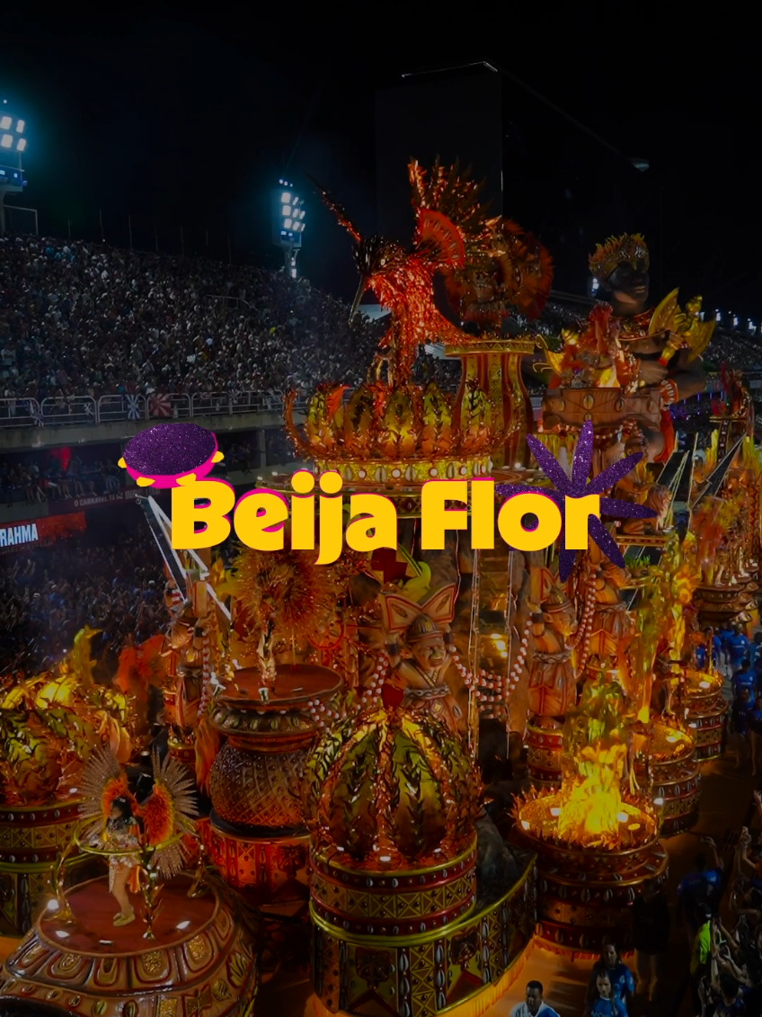 A Beija-Flor de Nilópolis é a campeã do Carnaval do Rio de 2025! #Carnaval #riodejaneiro #beijaflor 
