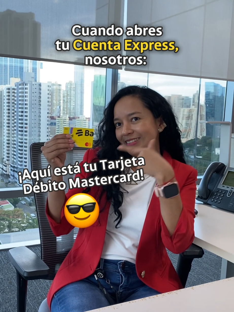 ¡Tu Cuenta Express viene con la tarjeta Débito Mastercard Banistmo!😎💳 Ábrela en 1 minuto con tu teléfono, solicita tu tarjeta y disfruta de promos increíbles. #Mastercard #Banistmo #Banco #Panamá #CuentaExpress 