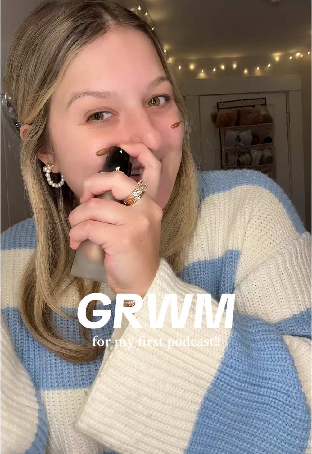 EXCITEDDD AND SCAREDD🤭✨🫶🏼🎀💖 #podcast #grwm #grwmtok #podcastreccomendation #thecityshow #influencer #contentcreator #fyp #foryou #ily 