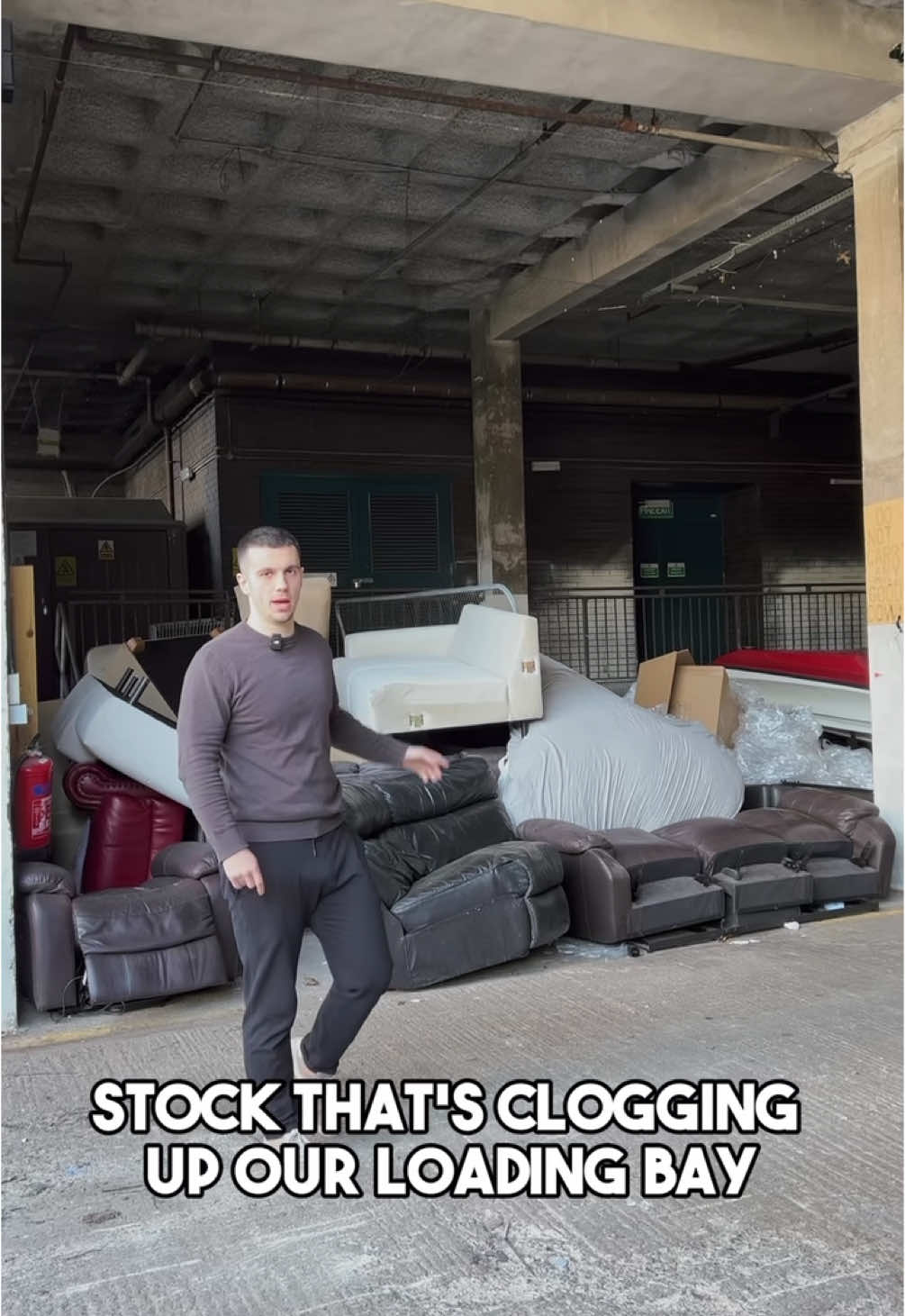 Do you think these warehouse fines are a good idea?  💰 #fyp #youngentrepreneur #business #warehouse #furniture #manchester #stockport 