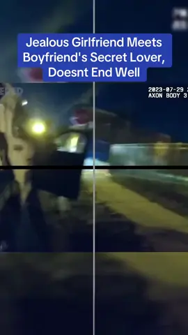 Jealous Girlfriend Meets Boyfriend's Secret Lover, Doesnt End Well #cops #copsoftiktok 