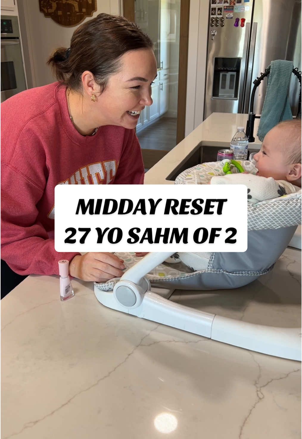 Painting an almost 6 month olds nails should be an Olympic sport 😅 there’s nail polish everywhere lol #middayreset #ditl #wednesday #wednesdayvibes #CleanTok #homereset #sahm #stayathomemom #sahmsoftiktok #sahmlife #MomsofTikTok #momtok #momof2 #ditlofamom #momvlog #morningmomvlog #mominfluencer #microinfluencer #creatorsearchinsights #fyp #tiktokviral #girlmom 