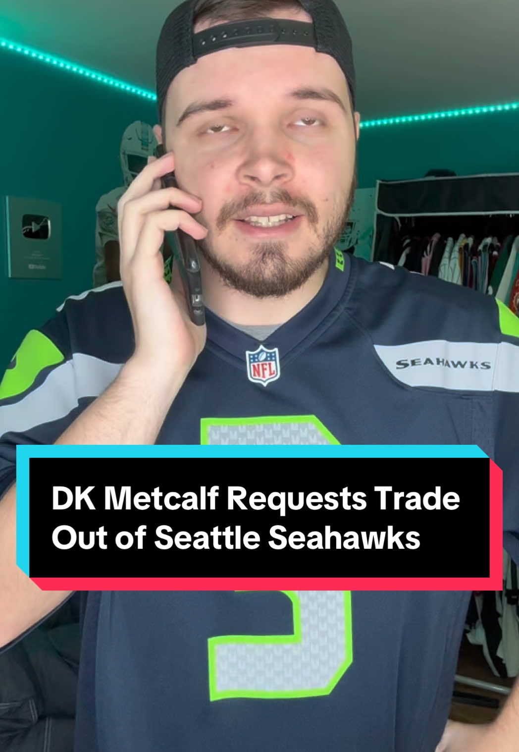 DK Metcalf Requests Trade Out of Seattle Seahawks #nfl #nfltrending #nflviral #nflfootball #seahawks 