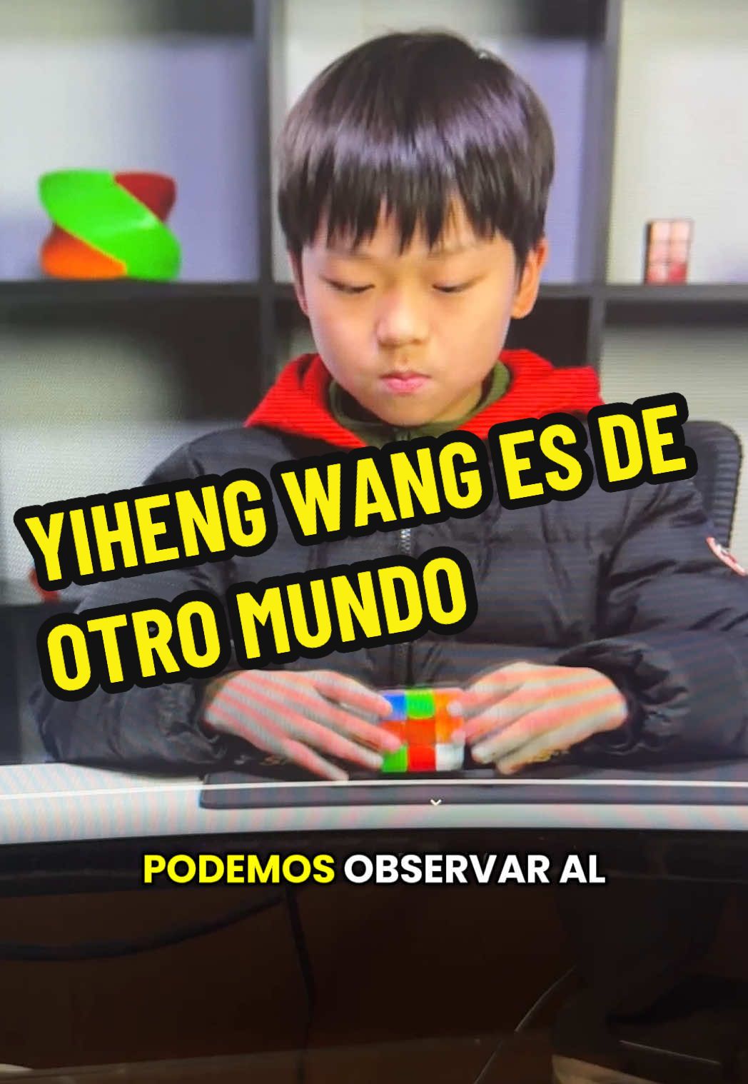 YIHENG WANG ES DE OTRO MUNDO  no puedo creer lo que vi en este video #fyp #rubikscube #speedcubing #cubos #cubing #puzzles 