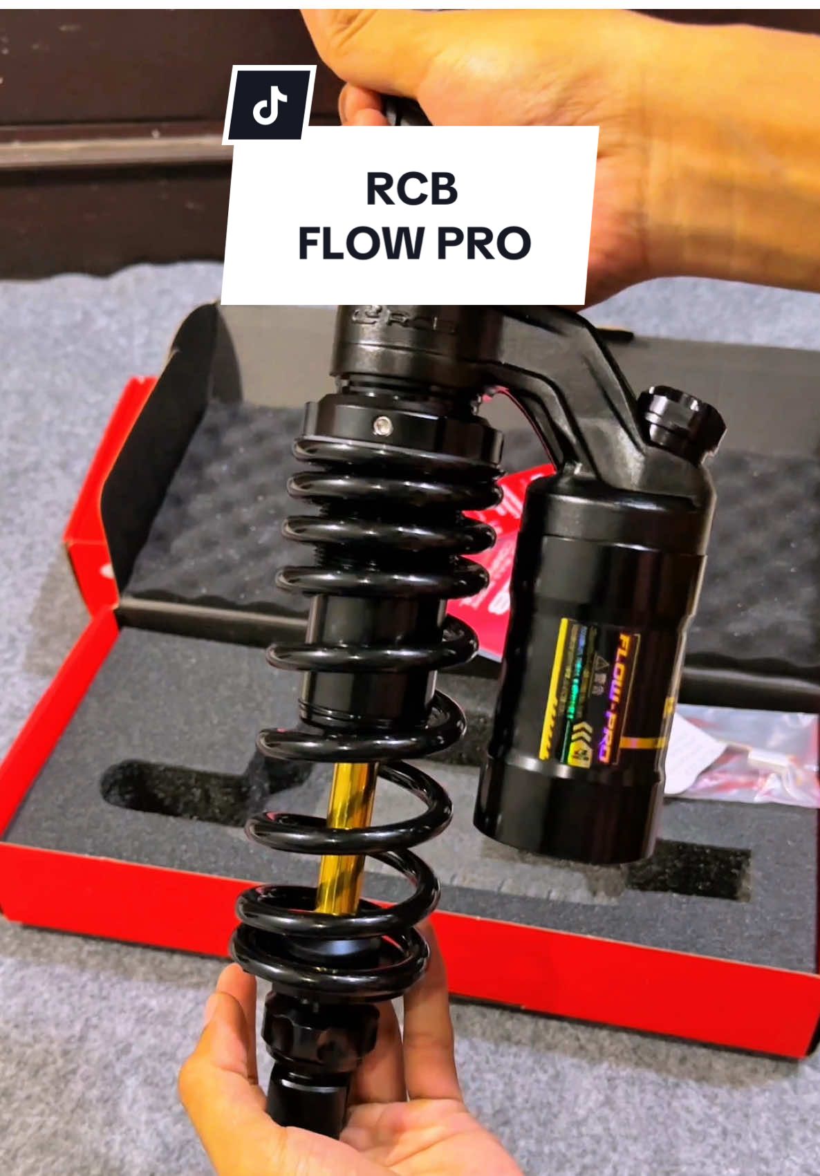 Membalas @Purji RCB FLOW PRO emang paling banyak di minati saat ini, kalau mau samaan klik kranjang kuning 🥰 #rcbflowpro #rcb #shockbreaker #shockbreakermotor 