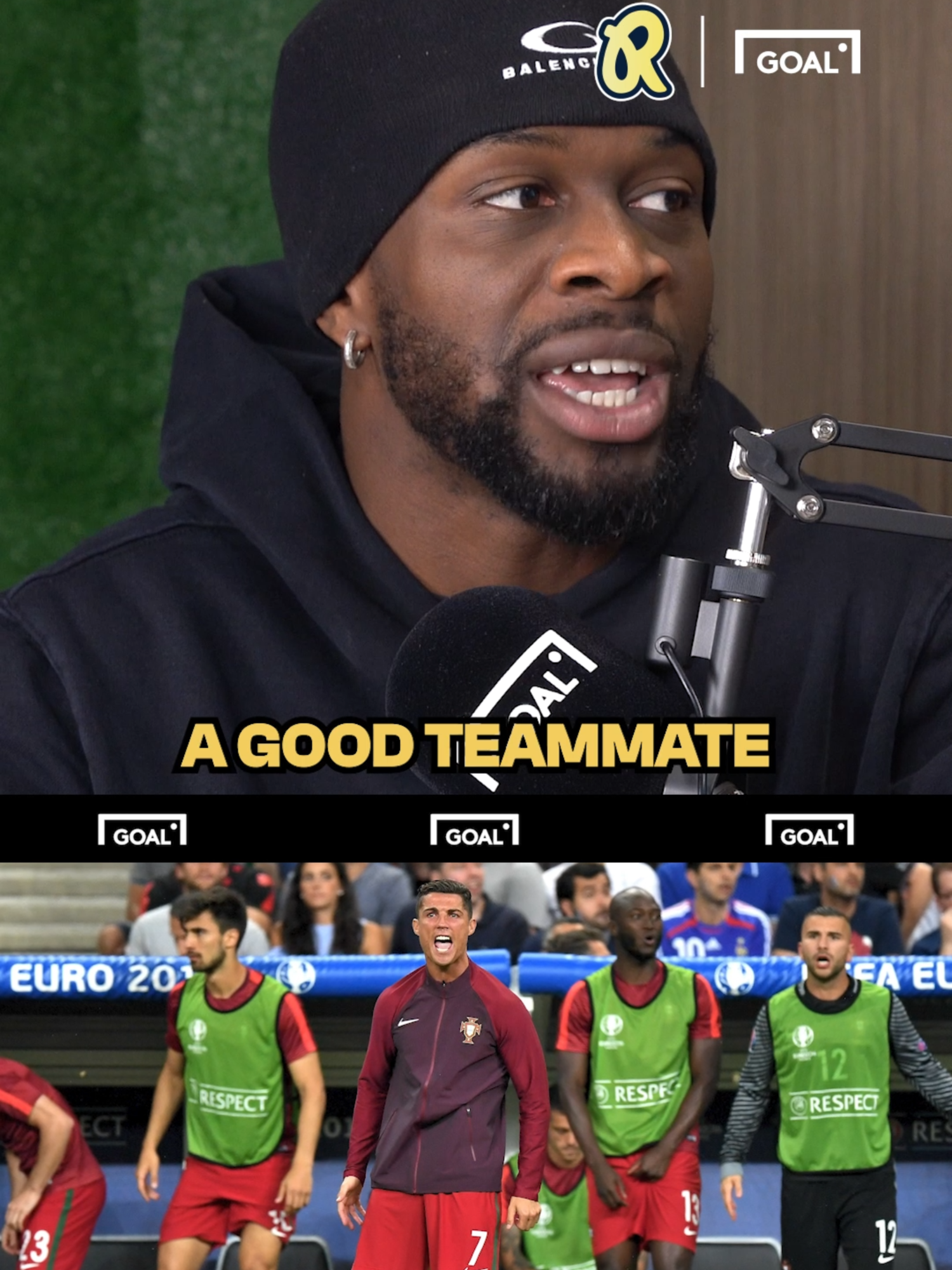 Remember when Cristiano Ronaldo got hurt in the Euro 2016 final and turned into a coach on the sidelines? 🤣 Did you think this was a cool moment for him, or did it come off as more annoying? 🤔 Let us know in the comments! Hit the link in our bio to check out this week’s full Rondo episode 🤝 #football #Soccer #ronaldo #euros #portugal🇵🇹 #cristianoronaldo #therondo #goalusa #footballtiktok #soccertiktok 