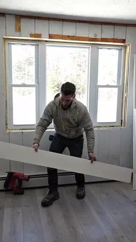 I'm building a full window casing without measuring anything besides the window. it's super easy and I'll walk you through it eventually. home improvement project DIY tips and tricks for you! #carpentrytips #construction #contractor #tipsandtricks #HomeImprovement #hacks #carpentry #builder #deck #tools #DIY 