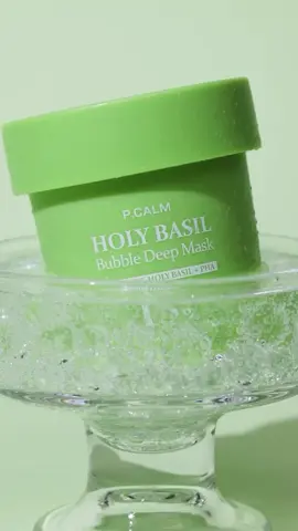 Say hello to fresh, clear skin with the Holy Basil Bubble Deep Mask! ✨ Its carbonated bubbles gently detoxify your pores, leaving your complexion feeling revitalized and smooth🌿💚 🌎 Shop P.CALM worldwide (Link in Bio) #PCALM #P.CALM #bubblemask #holybasil #holybasilbubbledeepmask #pcalmmask #facemask #skincarereview #Kskincare