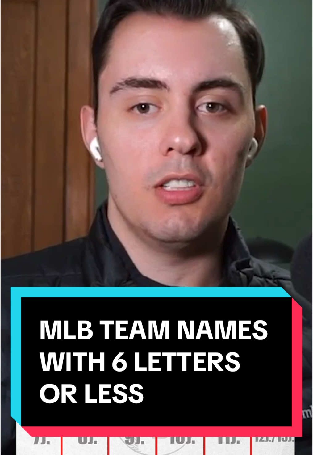 Can you guess every MLB team that has six letters or less in their name? We go through it! Did you get all 13? Any that you forgot? Let us know in the comments  #fyp #baseball #MLB #majorleaguebaseball #mlbtrivia #baseballtrivia #mlbteams #teamnames #angels #astros #royals #twins #tigers #redsox #rays #giants #padres #cubs #reds #mets #braves 