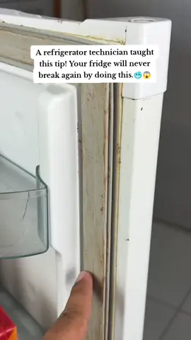 A refrigerator technician taught this tip! Your fridge will never break again by doing this.🥶😱 #foryou #fyp #foryoupage 