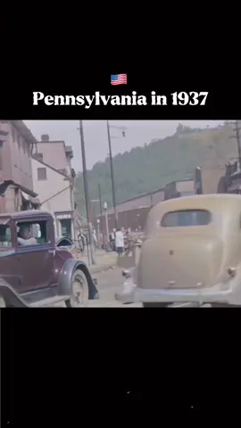 Pennsylvania in 1937 #colorizedhistory #history #pennsylvania #HistoryTime #historytok #usa🇺🇸 #1937 
