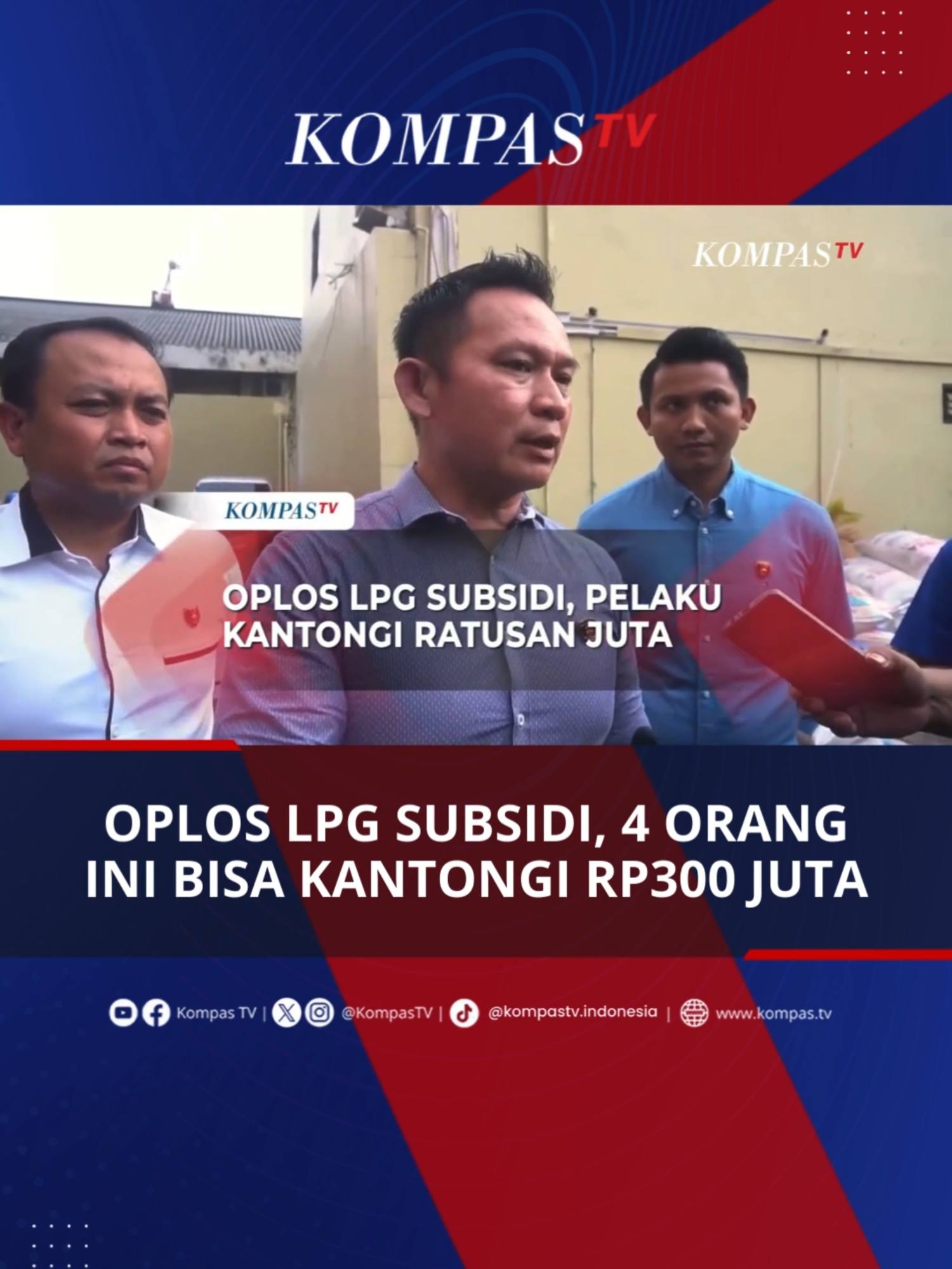 Sebanyak empat orang menyulap LPG subsidi 3 kg jadi non subsidi 12 kg. Dari perbuatan para pelaku tersebut, mereka berhasil mendapatkan uang senilai Rp300 juta dalam 3 bulan. #TikTokBerita