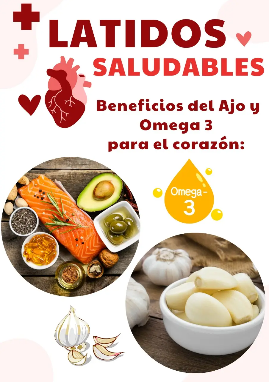 #corazon #saludcardiovascular #omega3 #ajo 