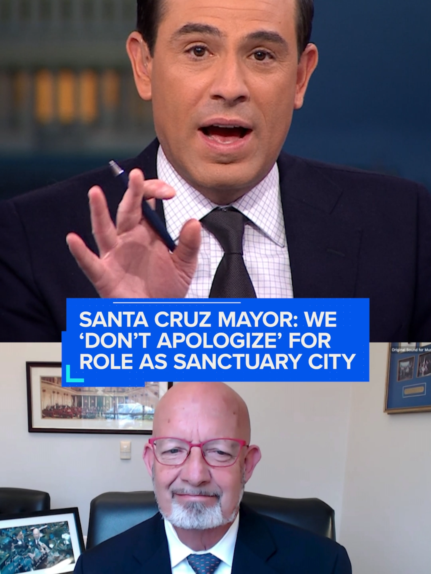 Mayors from four #sanctuarycities across the U.S. testified before #Congress on Tuesday. Santa Cruz Mayor Fred Keeley did not testify, but joins “The Hill on NewsNation” to discuss how Santa Cruz local law enforcement will focus on its own priorities.