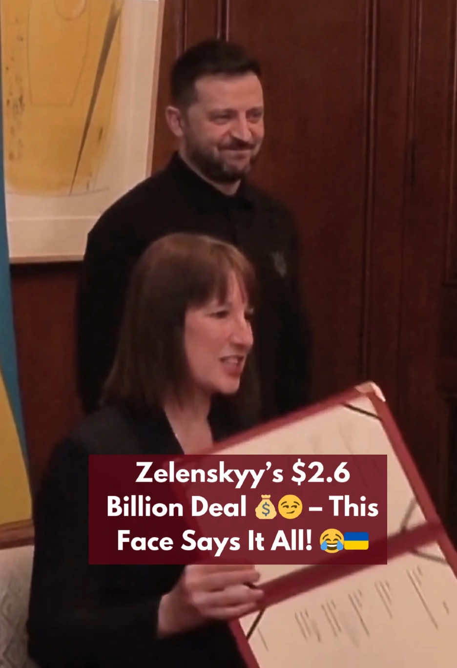 Zelenskyy’s $2.6 Billion Deal with United Kingdom – This Face Says It All! 😂🇺🇦 