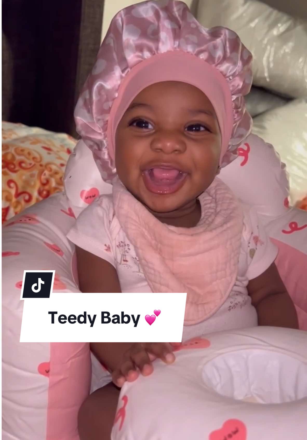 Teedy babyyyyyy 💕🥹🥰🥰🥰 isn’t she the cutest everrr. Her mommy sent us this 😂 My other niece is about to be 18 😭😭😭 & im sad about it @mera | mom 🤍 