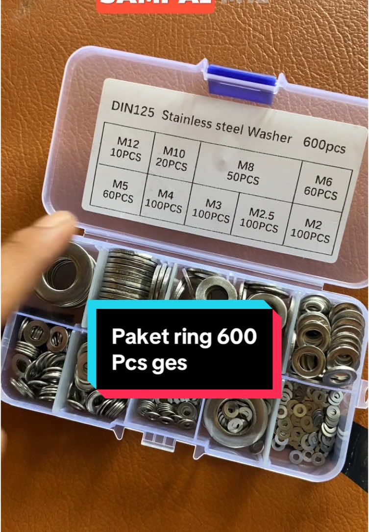 Paket ring 600 pcs ges  #ring  #alatbengkel  #mekanik  #montir  #bengkel  #fbpro  #renosteelshop #ramadhanekstraseru #ramadhansale #serunyaramadan #baut #mur #aksesorimotor 