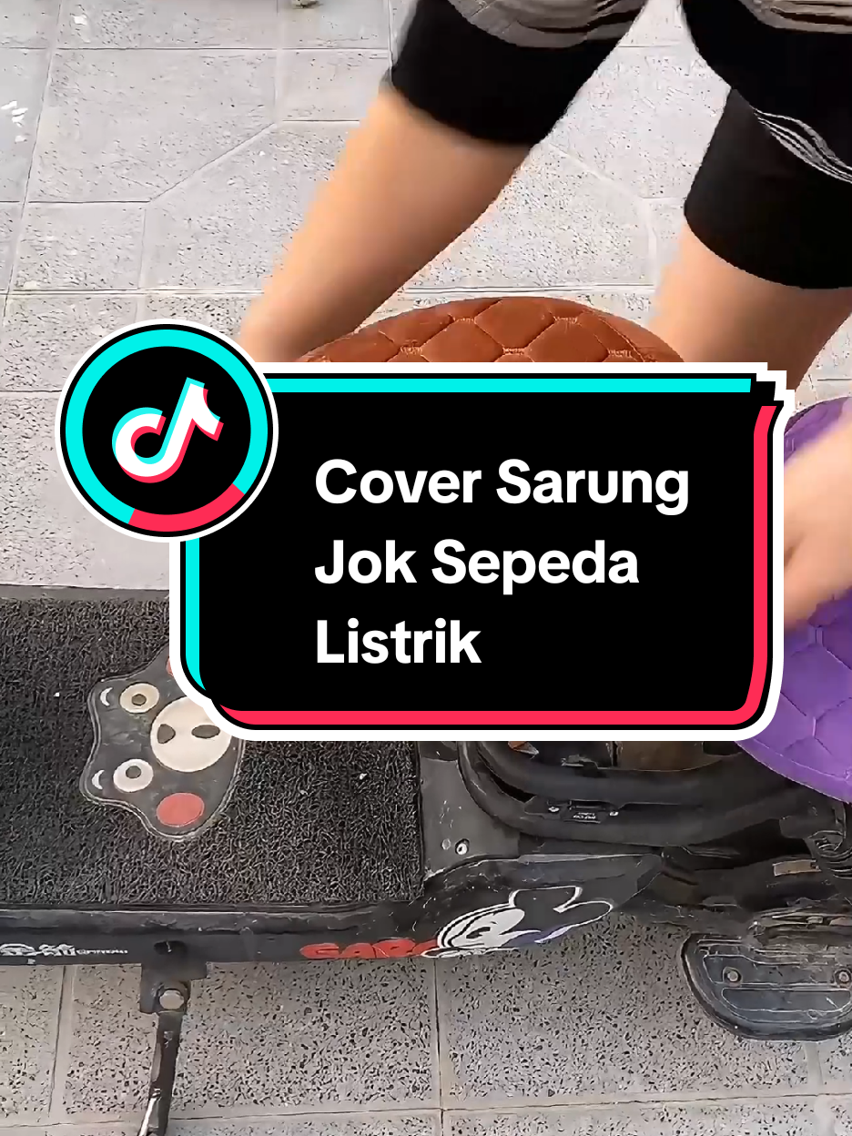 Cover Sarung Pelindung Alas Jok Sepeda listrik #sepedalistrik  #fypdong 