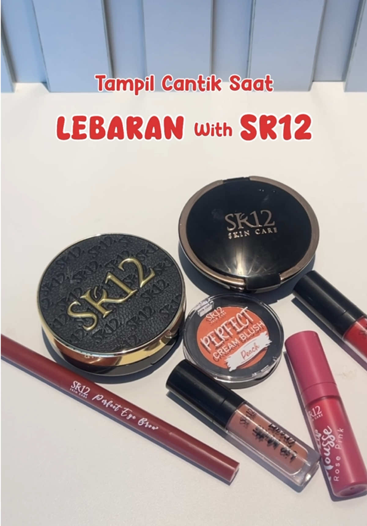 Tampil cantik saat lebaran pake makeupnya SR12 dong 😚 #makeup #lebaran #lebarancantik #makeuplebaran #sr12 #makeupsr12 #cushion #bedakviral 