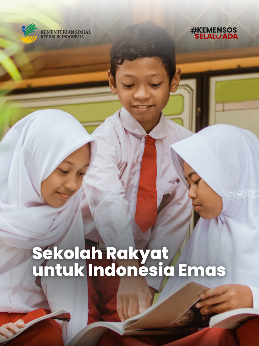 Sekolah Rakyat, langkah nyata memuliakan dan memberdayakan warga miskin 💪🏻 Menindaklanjuti arahan Presiden Prabowo, Mensos Gus Ipul menggelar rapat percepatan pembangunan Sekolah Rakyat, Rabu (5/3). Program ini bukan sekadar pendidikan, tetapi juga upaya nyata untuk memutus mata rantai kemiskinan. Dengan bekal keterampilan dan pendidikan yang tepat, mereka diharapkan bisa berkontribusi dalam mewujudkan Indonesia Emas 2045. Mari bersama-sama dorong perubahan!✨ #SekolahRakyat #KemensosSelaluAda