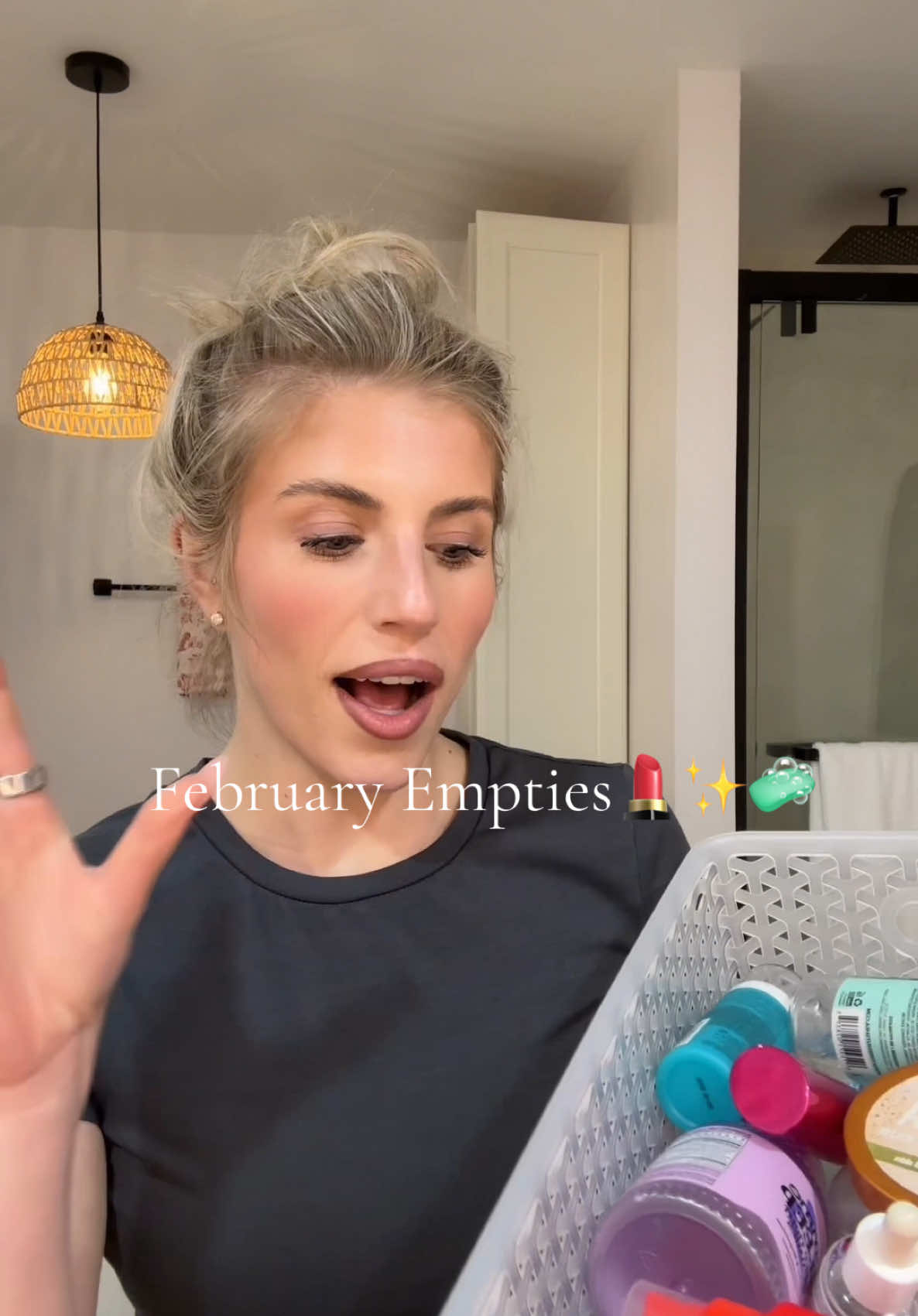 #februaryempties #empties #emptyvideo #makeupempties #skincareempties #fyp @lemme @Naturium @Good Molecules @Kiehl's Since 1851 @Color Wow Hair @LolaVie @Tree Hut @Tower 28 Beauty @Hero Cosmetics @First Aid Beauty @Vanicream™ Sensitive Skin Care @DrTeals 