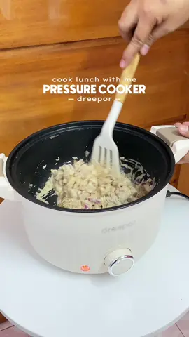 cook lunch with me using dreepor multifunctional electric pressure cooker 🥘 #dreepor #electriccooker #pressurecooker #electricpressurecooker #cooker #kitchenappliances #cooking 