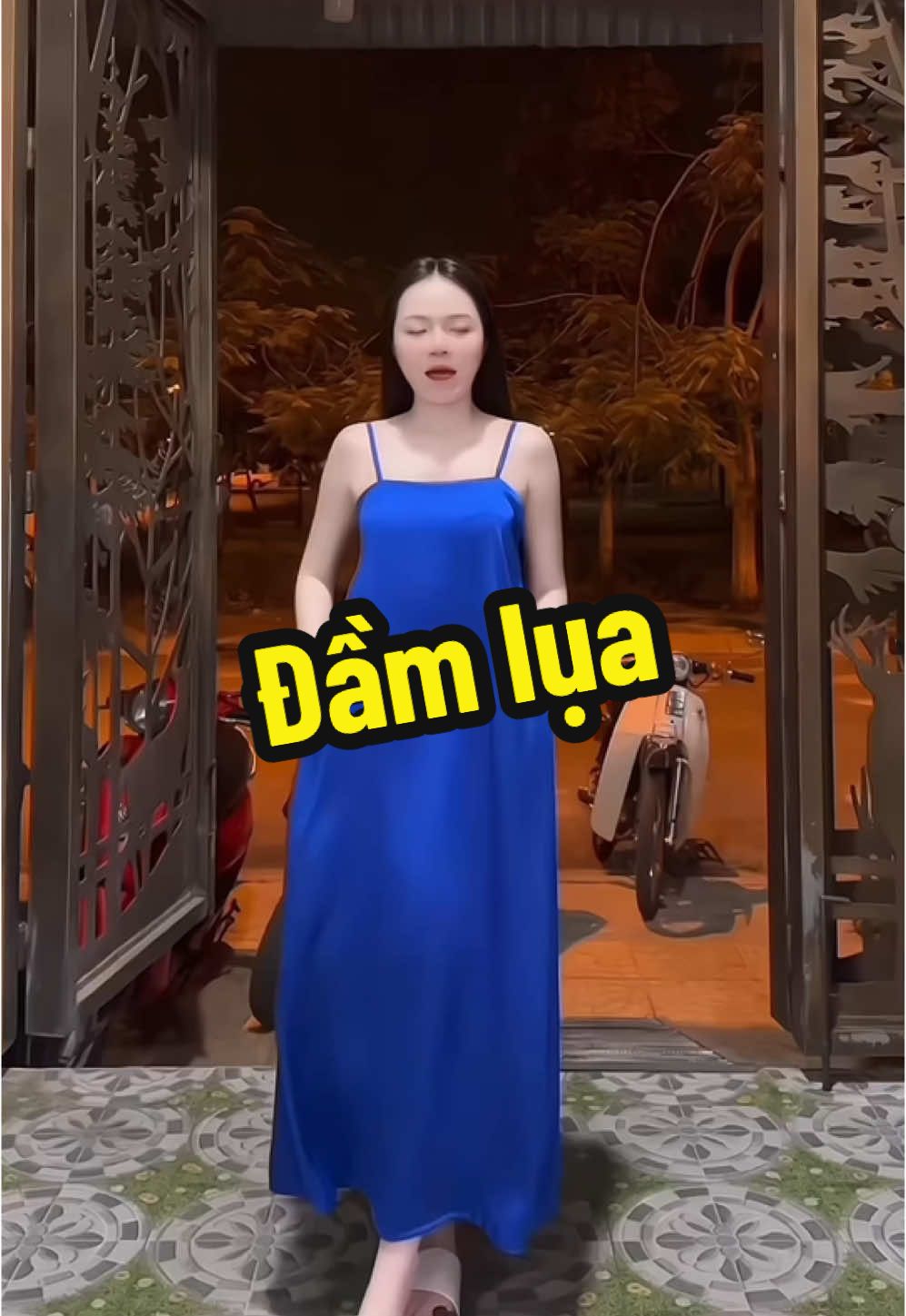 Váy lụa hai dây #viral #fypシ #ttlk #xuhuongtiktok #thuynhung27 #dobomacnha #vayxinh 