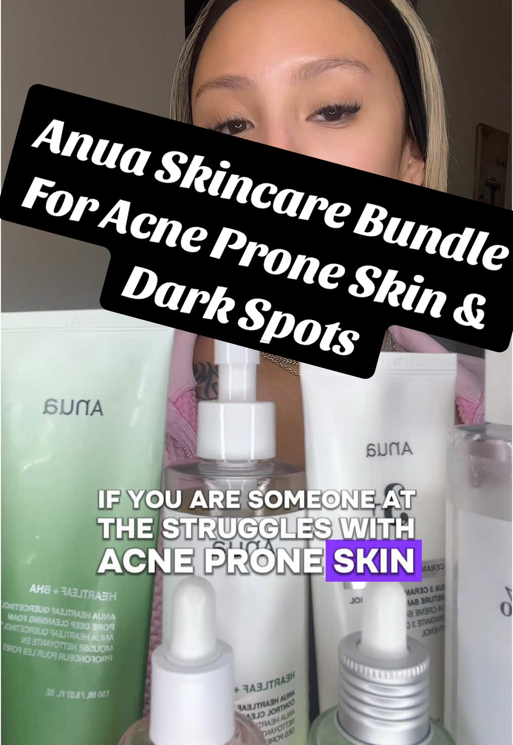 ✨🧴Glass skin bundle for acne prone skin and hyperpigmentation! #anua #anuaskincare #darkspottreatment #darkspotserum #acneskincare #koreanskincareproducts #koreanskincare #kbeautyskincare #anuasoothingtoner #anuadarkspotcorrectingserum #TikTokShop #tiktokshopping  #ttsdelight #tiktokshopcreatorpicks #tiktokshopnewarrivals #tiktokshopjumpstart #tiktokshoprestock 