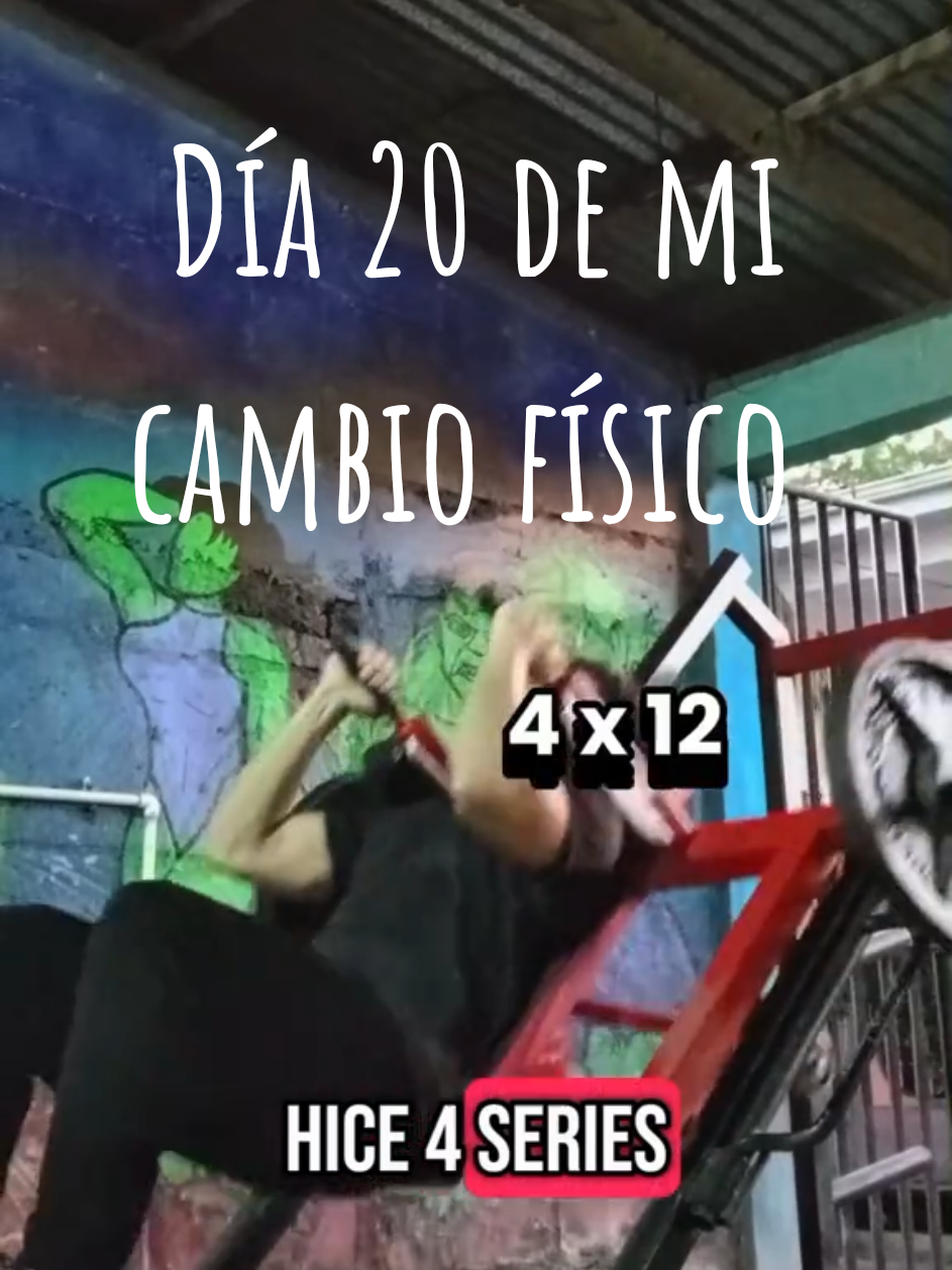 🔥Dia 20 de mi cambio físico🔥 👉¡Ya casi llegamos a los 27 días para ver qué resultados he obtenido, haré una comparación del antes y el después!.🔥 #dia20 #gym #cambiofisico #gymmotivation #GymTok #gymrat #fyp #RetoPersonal #CambioPositivo