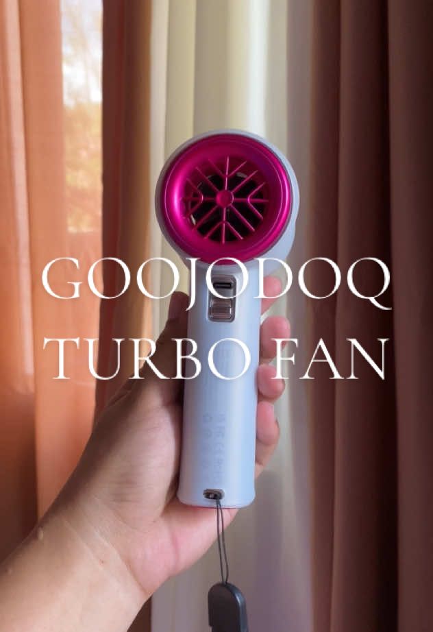 May goojodoq turbo fan na ba ang lahat? #goojodoq #goojodoqturbofan #turbofan #handheldfan #handfan #summerishere #foryou 