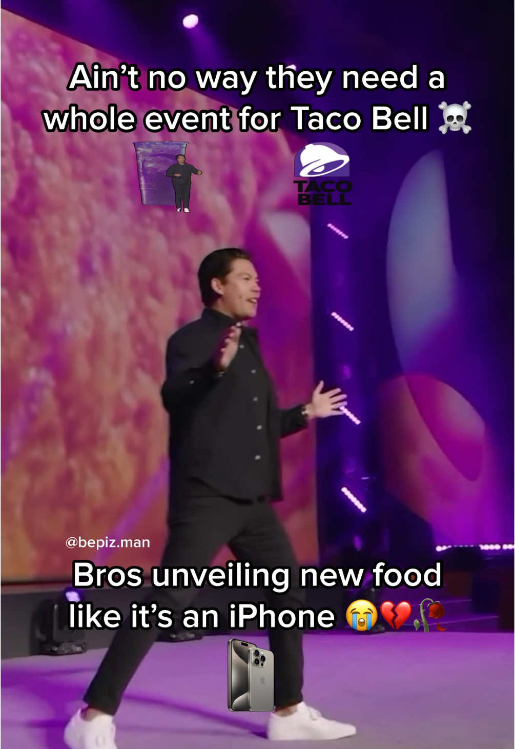 What is this event ☠️ #bepizman #goofyahh #tacobell #taco #event #donpollo #memes 