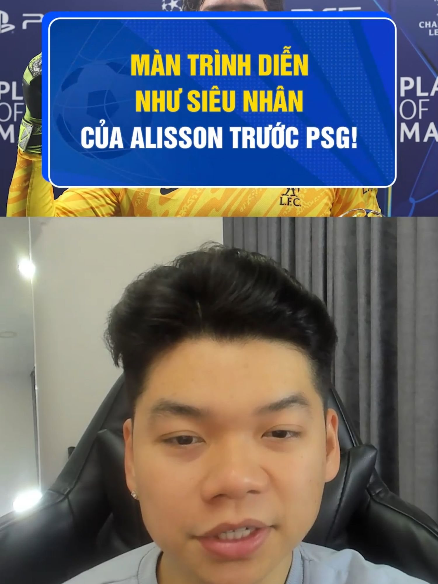 Màn trình diễn như siêu nhân của Alisson trước PSG!#sportsontiktok #boxstudio #football