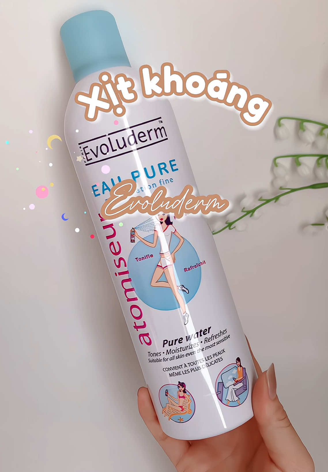 Hè tới rồi phải có 1 em xịt khoáng nè. Rổ zá lại rất hssv nha 🥰 #xitkhoang #evoluderm #xitkhoamakeup #skincare #makeup #review #affiliate #unboxing #trending #ilovetiktok #xuhuong 