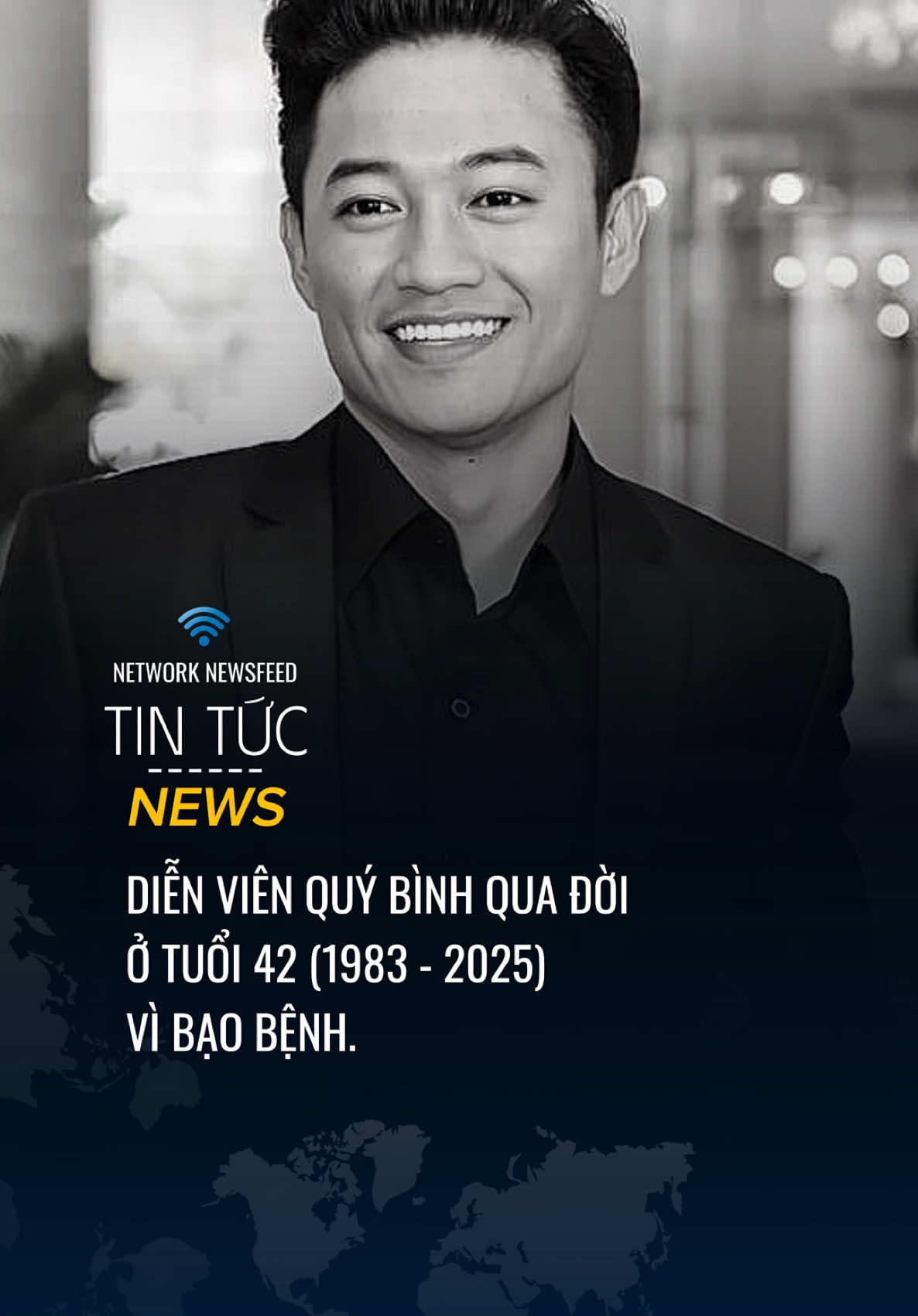 Diễn viên Quý Bình qua đời ở tuổi 42 vì bạo bệnh #networknewsfeed #tintuc #xuhuong 