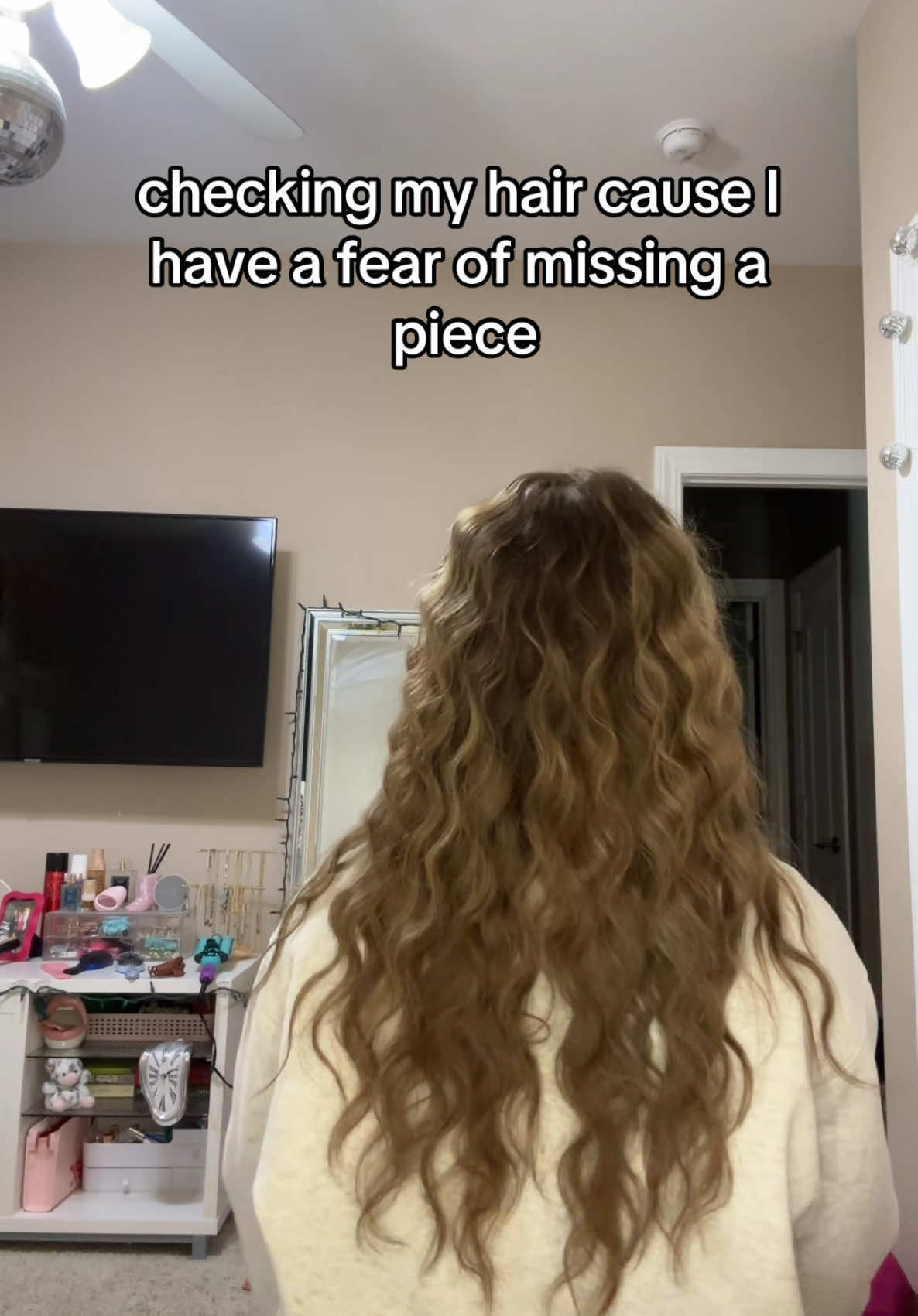 I’m shocked I didn’t 💀 #hair #hairtok #wavyhair #fear 