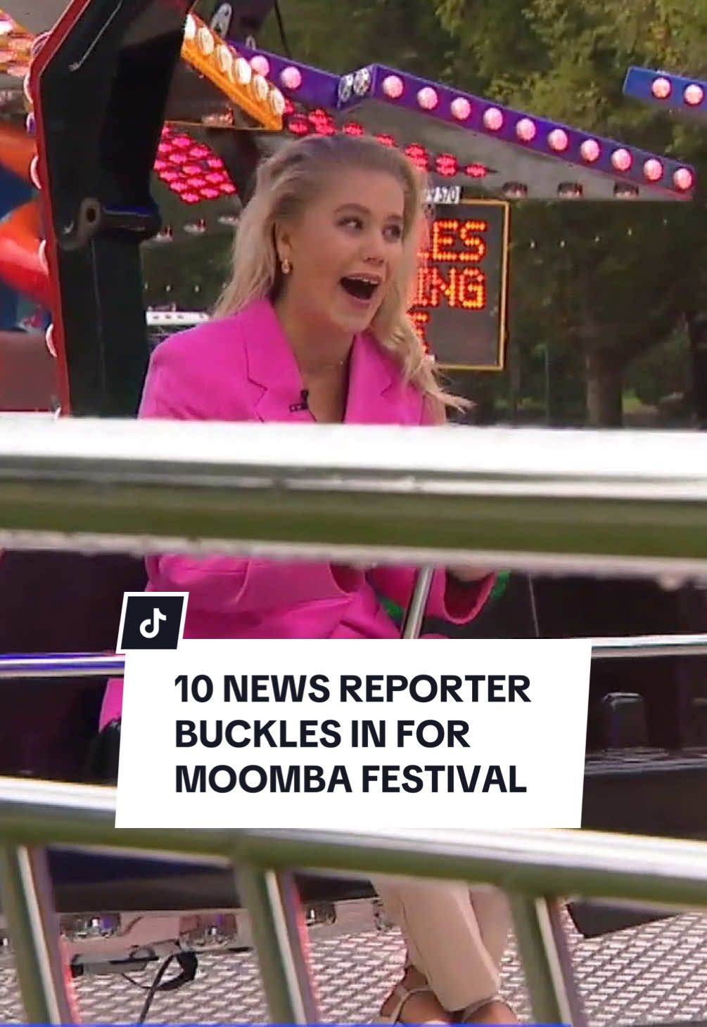10 News reporter Ashleigh Paholek faced her fears for the shot this morning, tackling ‘The Phoenix’, one of many rides featured at this year’s Moomba Festival Carnival. The carnival will be running at Birrarung Marr until Monday, featuring attractions for all ages. For those brave enough to strap in, reporters warn to bring a hairbrush, as things might get a bit wild. Click the link in bio for more from 10 News First. 