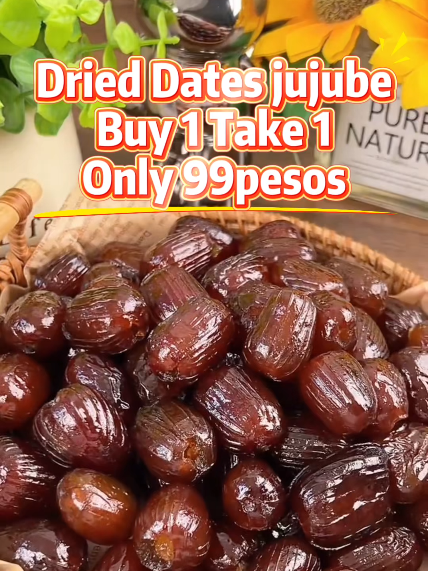 Limited Time Offer! Buy One Get One Free Honey Dates, Enjoy Double Sweetness for 99 Pesos!😍😍#drieddates #driedjujube #driedfruits #foryou #foryoupage #fruits #dried #snacks #healthysnacks 