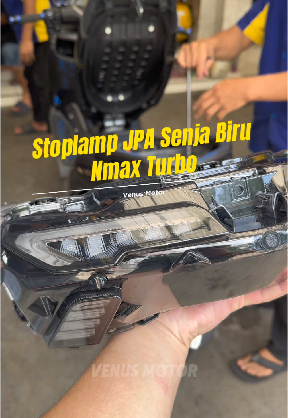 Stoplamp JPA Spectra senja biru Yamaha Nmax Turbo/Neo . #bandung #bandunghits #venusmotor #bandungmodifikasi #bengkelmotor #aksesorismotor #aksesorismotormatic #aksesorismotorbandung #stoplampnmax #stoplampnmaxturbo #stoplampjpa#fyp #lampubelakangnmaxturbo 