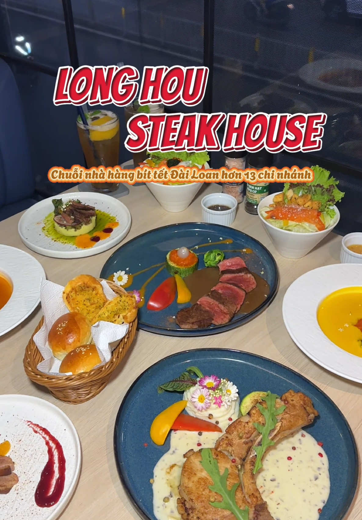 Long Hou Steak House - Nhà hàng steak lãng mạn tại Quận 10 #SteakHouse #SaigonRestaurant #LongHouVietnam #saigon #reviewanngon 