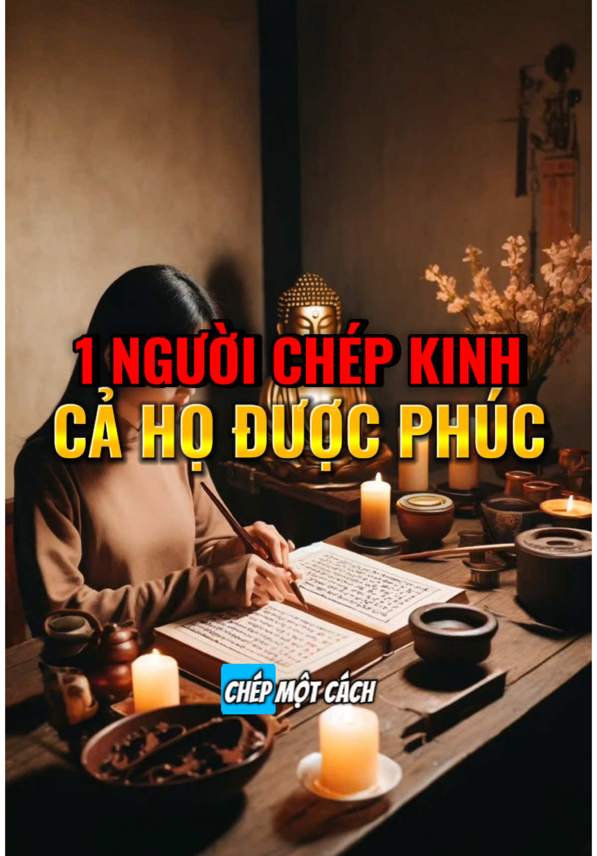 Khi Một Người Chép Kinh Địa Tạng Một Cách Chân Thành, Thì Hàng Ức Kiếp Tổ Tiên Nhận Được Ánh Sáng Của Mười Phương Soi Rọi #chepkinh #chepkinhdiatang #huongdanchepkinh #phatphapnhiemmau #sotaychepkinh #tiktok 