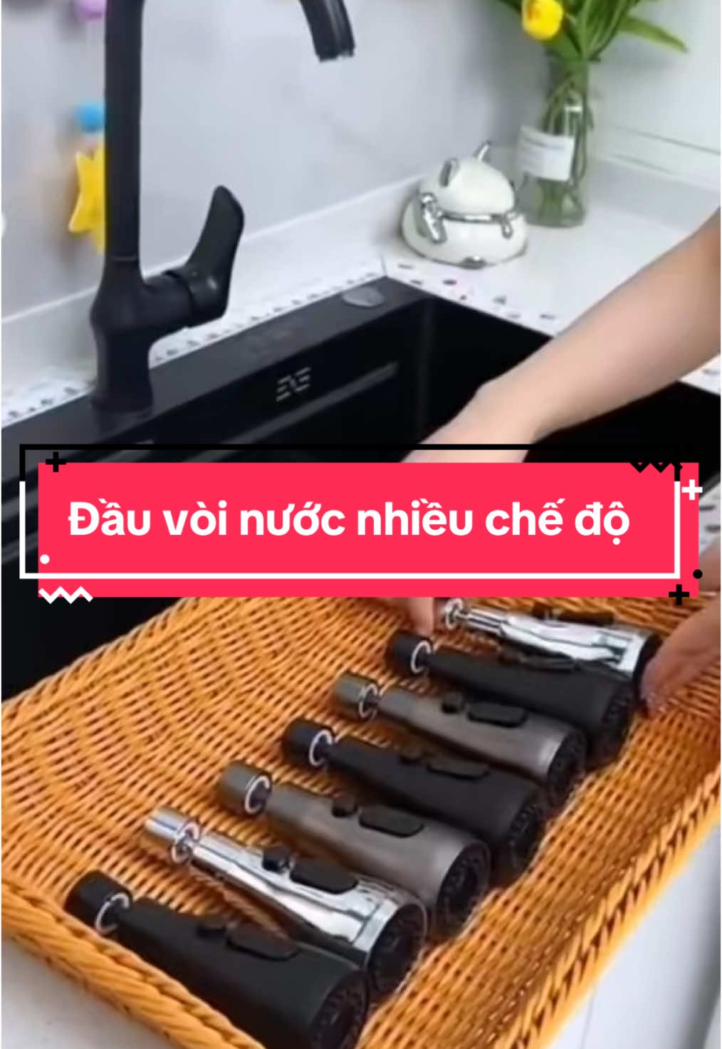 Đầu vòi nước nhiều chế độ