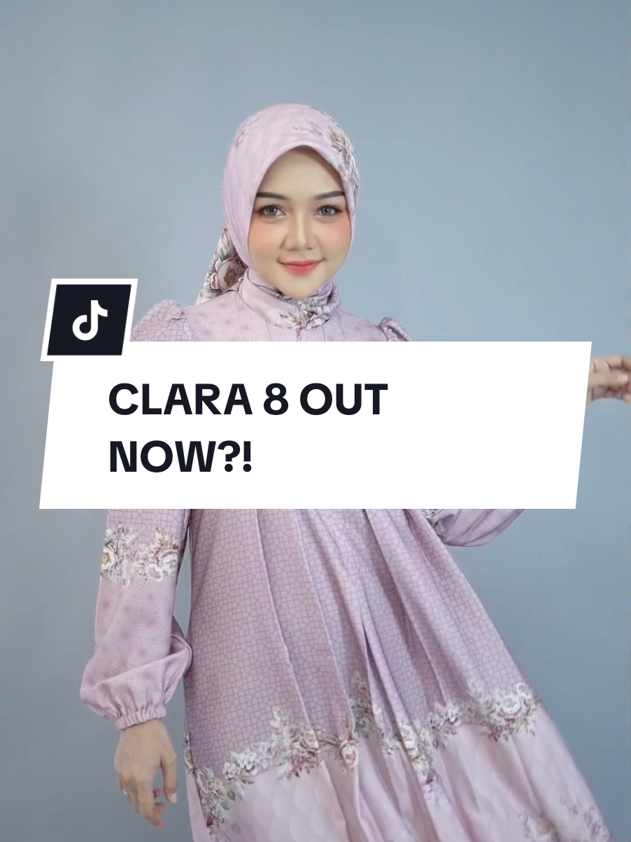 Hey kamu yang ga kebagian series ke-7, sini sini udah keluar series 8 nya?!! 😍#alloraboutique #allora #clara #dresssethijab #luxurydress #gamislebaran 