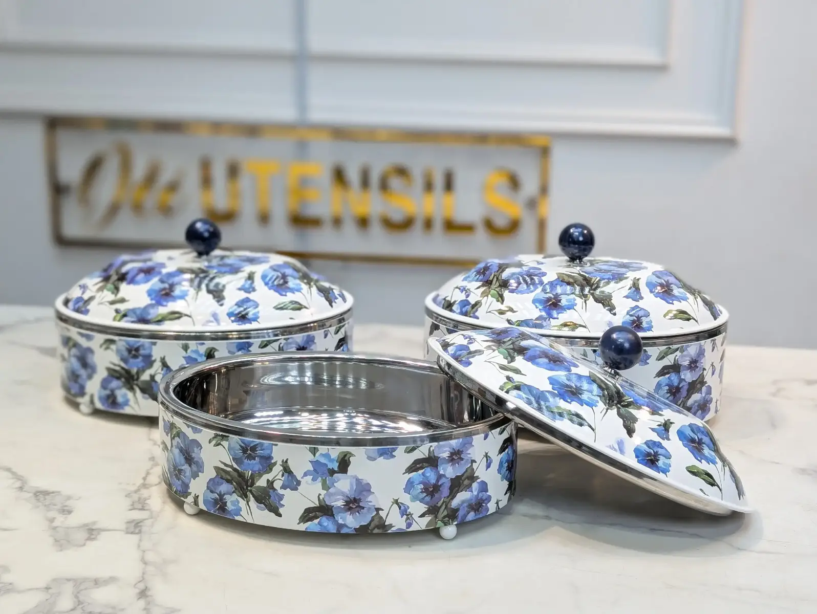 Serve with style and confidence with our 3pcs Luxury Hot Pot dish Warmer, It  keeps your meal piping Hot 🥵  for hours . Perfect for everyday use , treat your family and guests as Kings and Queen that they're. 🥰 It’s luxury or nothing with Dee utensils ✨🌟 Dee utensils we give you the Absolute Best.💯✨ Pass the taste of Love with this beauty. ✨❤️ We give you value for your Money 🎯👌 Price:N579,000. / 3pcs set To order Call/WhatsApp 👇 👇👇👇👇👇 09053942008 09064007172  09166351638  09126012120 Walk into any of our 4 Branches   Store No. 3 Kokkies Mall, Ground floor Ademola Adetokumbo Crescent, Wuse 2,  Nitel  Junction Abuja Nigeria 🇳🇬  Think Kitchen, think Dee utensils  #reels #deeutensilsng  #Abujakitchen
