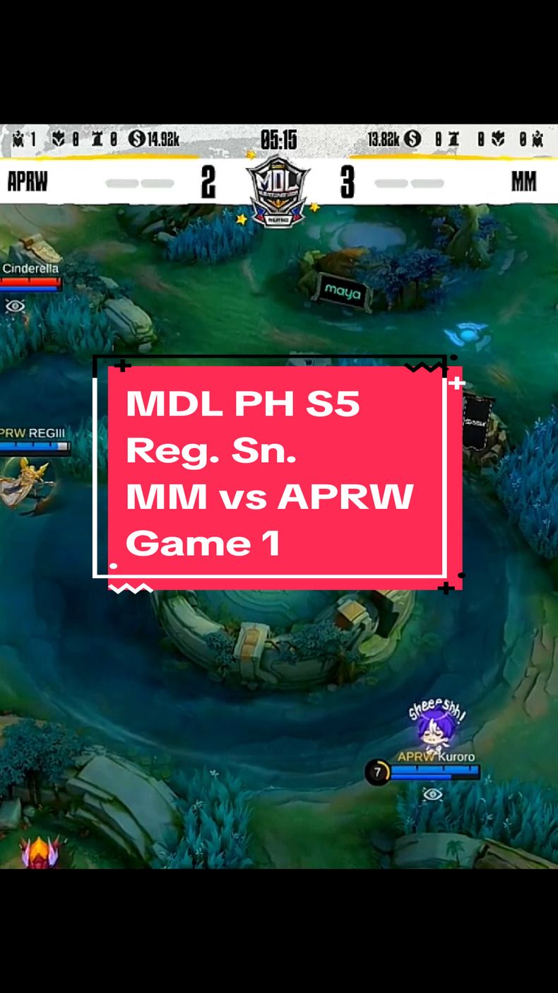 MDL Ph | Season 5 | Regular Season | MM vs APRW Game 1 #mdl #mlbb #fyp 