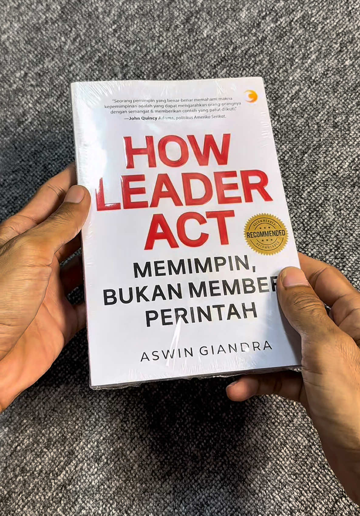 Buku how leader act, memimpin bukan memberi perintah #bukuhowleaderact #howleaderact #bukuselfimprovement #bukupengembangandiri #rekomendasibuku #ramadanekstraseru 